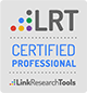 Certified Professional by LinkResearchTools